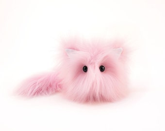 pink stuffed kitty