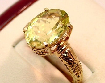 16x13mm 10.4 Carat Amethyst 14K yellow gold by mastergoldcraft