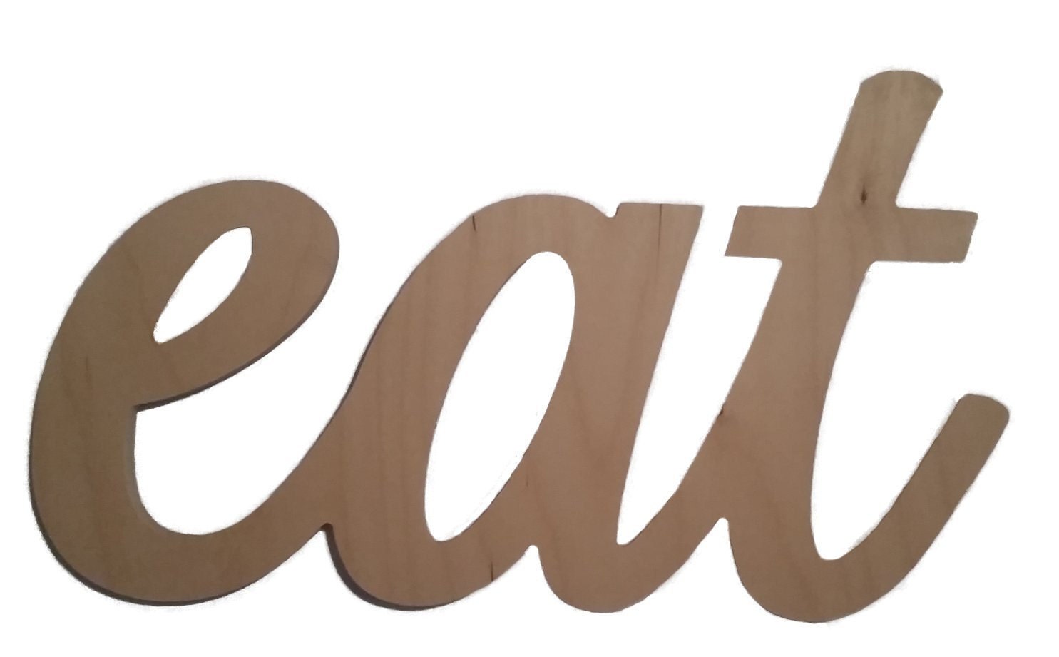 kitchen wall wood sign eat