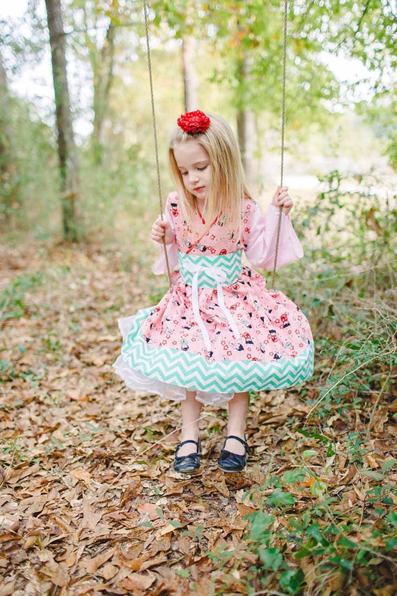 Little Girls Harajuku Dress, Kawaii Dress, Little Girls Dress, Kokeshi Doll, Toddler Dress Girls, Tween Dress Girls, Girls Dress, Kids Dress