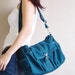 Sling Bag, Shoulder Bag, Crossbody Bag, Top Handle Bag, Hobo Bag, Festival Bag, Gift Ideas For Women - Mini CLASSIC in Teal - SALE 30% OFF