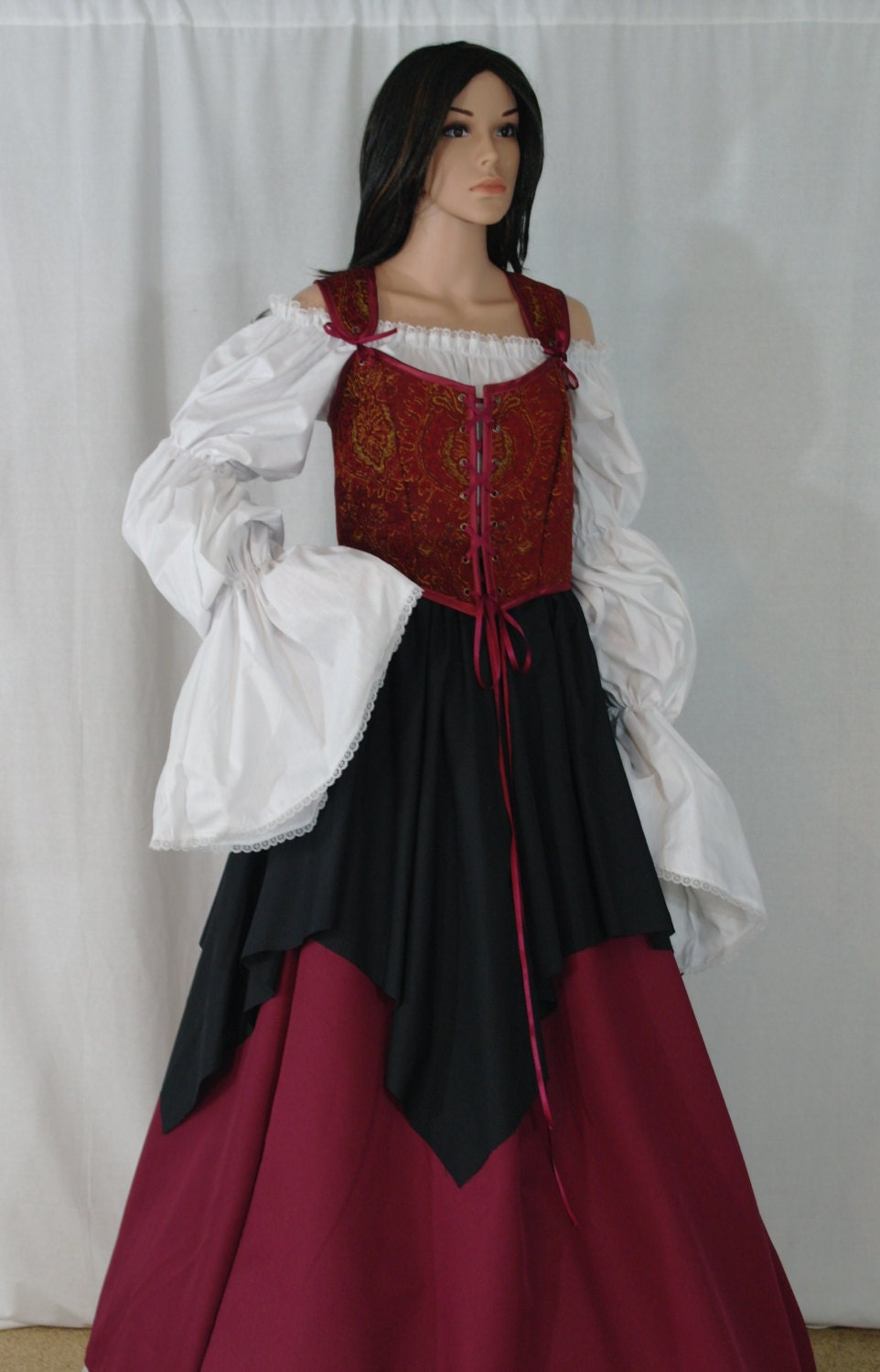 Renaissance faire costume medieval wench pirate by camelotcostumes