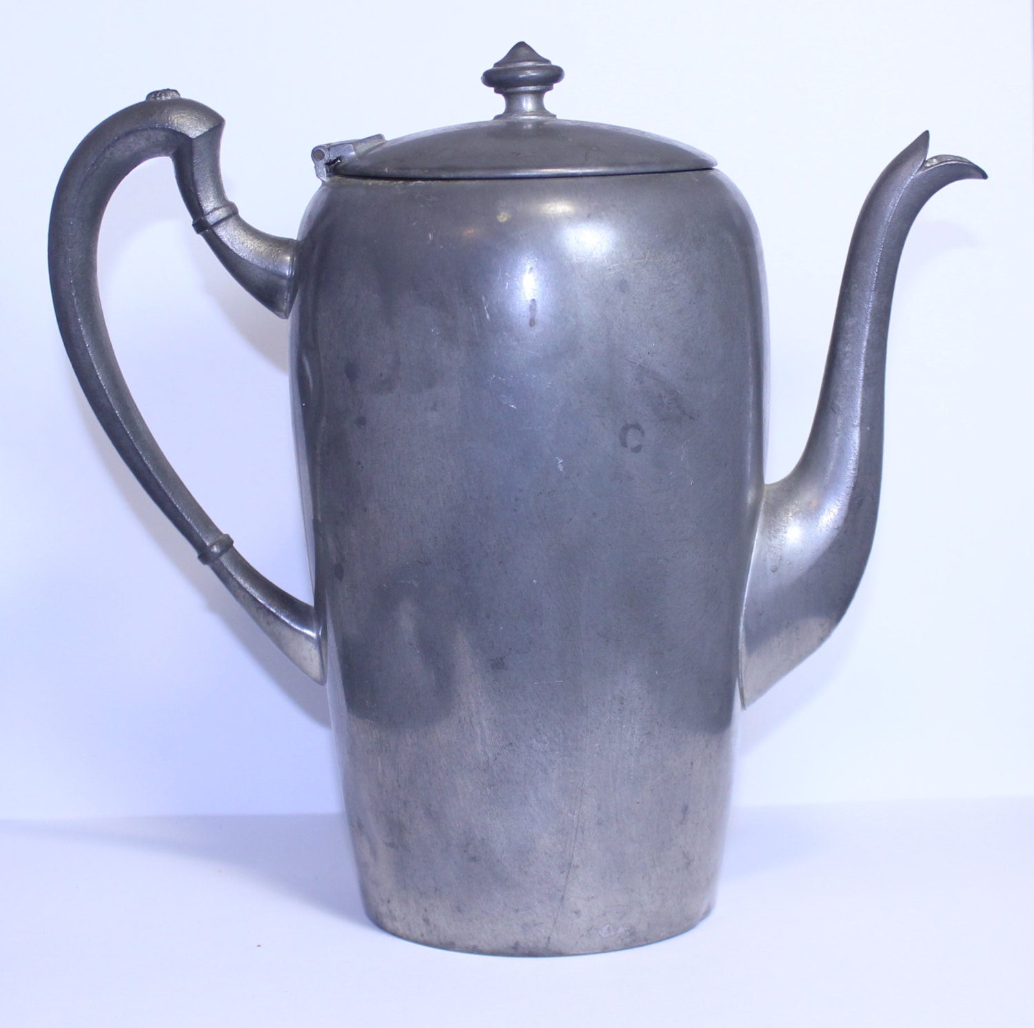 Vintage Pilgrim Pewter Pot Vintage Pewter Teapot Vintage