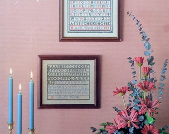 Artistic Needle A STITCHER'S Home 1834 Sampler - Counted Cross Stitch Pattern Chart