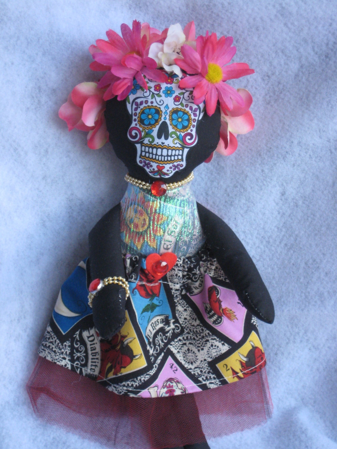 sugar skull plush