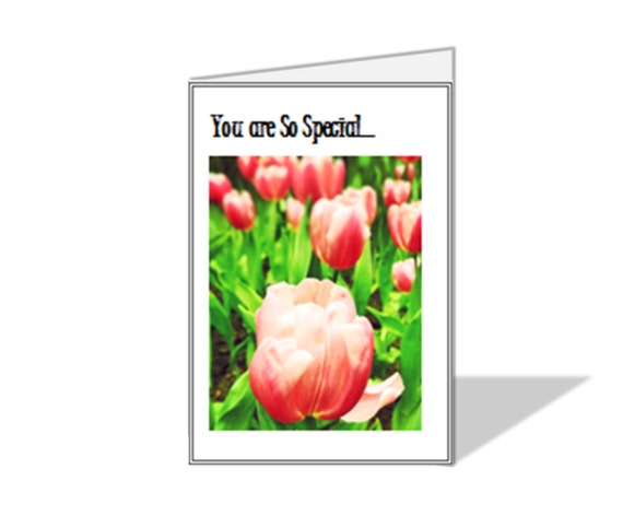 Mother's Day Card Digital Card With Printable Envelope Template Personalize with your Message Blank from Inside Print Your Own Instantly