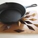 Wooden trivet and wood wall art. 3D wood hot pan pad or centerpiece. Geometric trivet