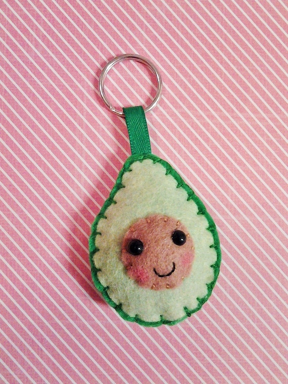 st patricks day felt key chain