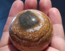 Sphère de Shiva Third Eye Agate, Pierre anneaux sphère Evil Eye ...