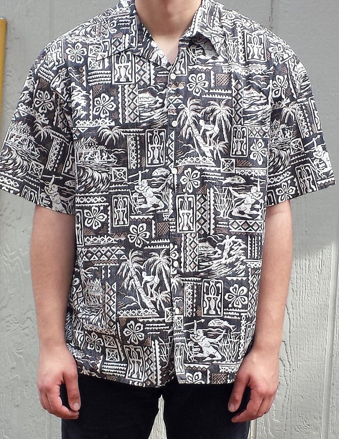 reyn spooner vintage hawaiian shirts