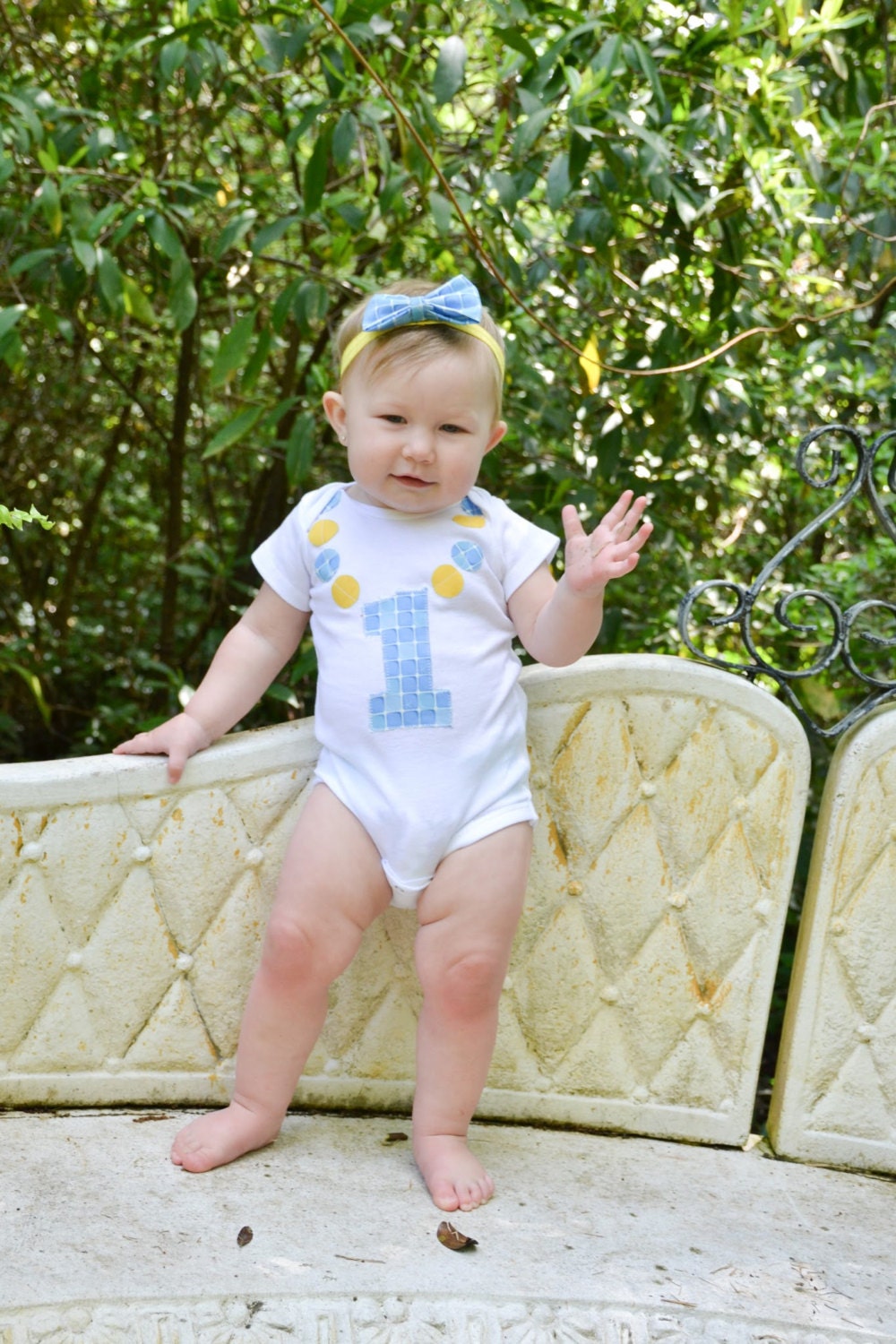 First Birthday bodysuit Girls first by MendingLifeTogether on Etsy