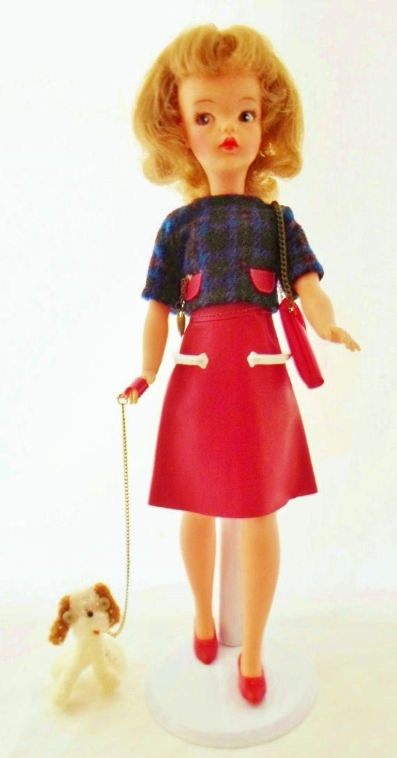 Vintage 1962 Ideal Tammy Doll 12 Tall Walking Her Pet