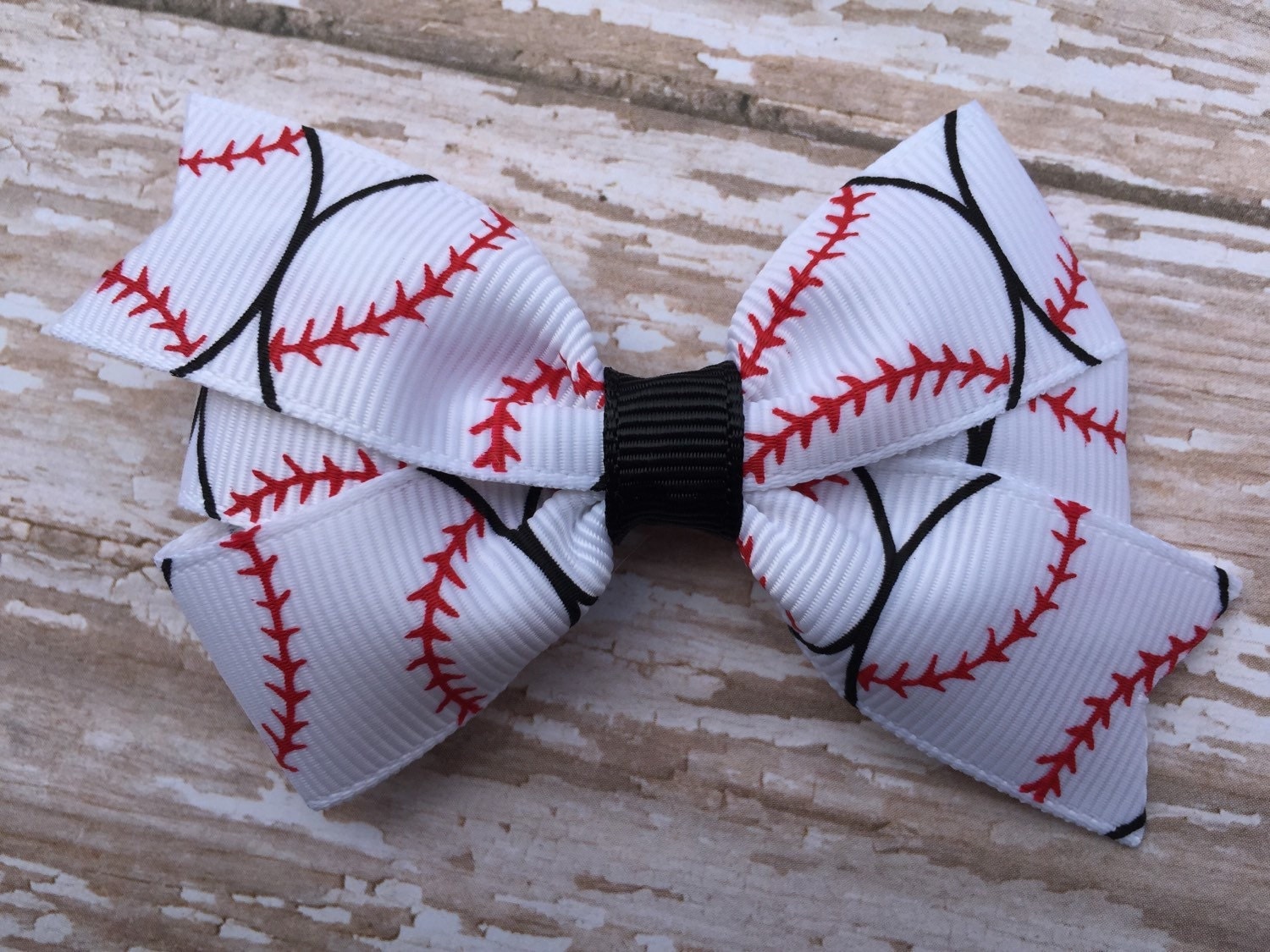 Baseball hair bow baseball bow sports bow baseball girls