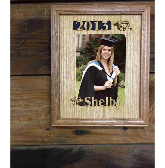 5x7 Personalized Graduation Picture Frame with Name High School, College