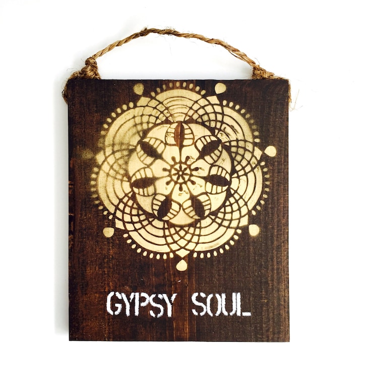 Gypsy Soul sign by SeaGypsyCalifornia on Etsy