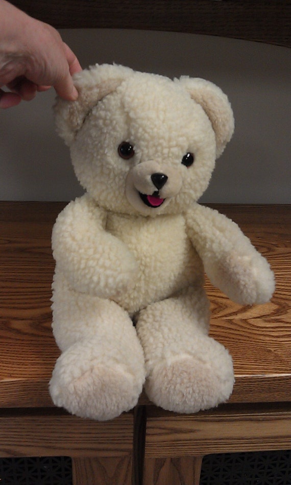 1986 lever brothers 15 plush snuggle bear by russ