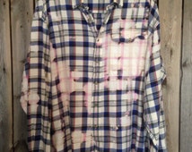 Popular items for bleached flannel on Etsy