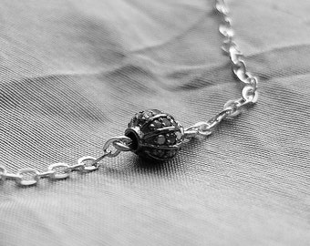 BDSM Diamond Collar, Diamond Ball Gag Choker, Discreet Collar, Diamond Ball Choker, Diamond Ball Collar, Petite BDSM Collar, Luxury BDSM