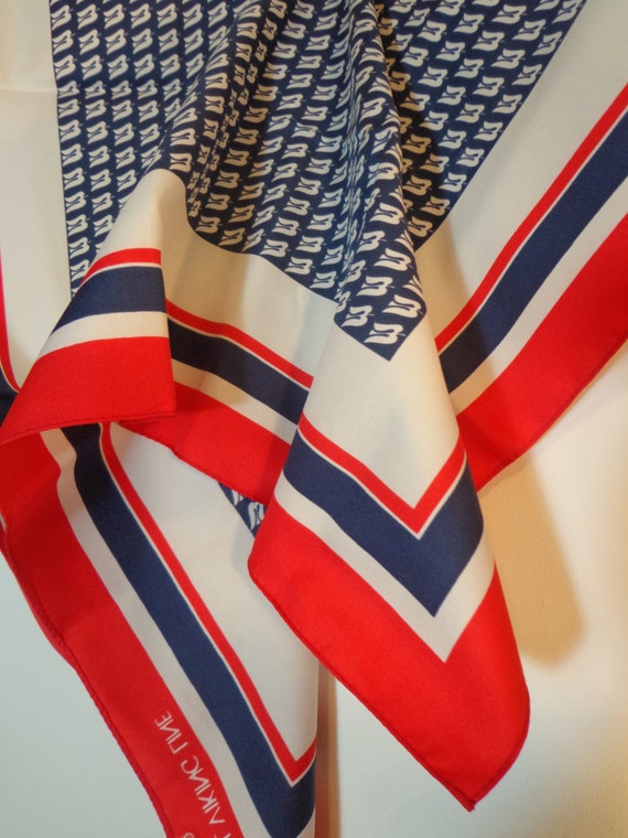 Royal Viking Line Cruise Official Vintage Red White & Blue