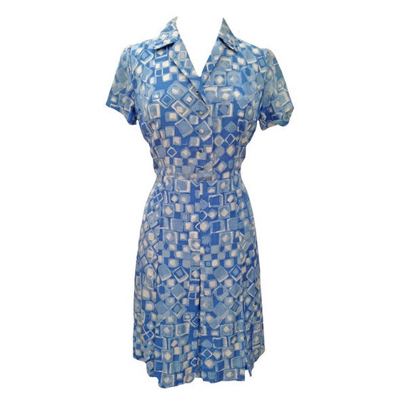 1950s style shirt dress