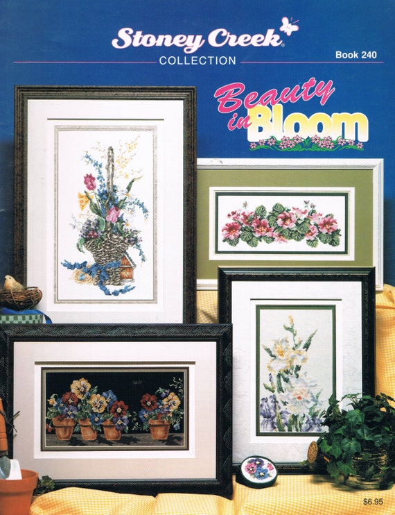 CCS STONEY CREEK 240 Beauty In Bloom Cross Stitch Patterns Stoney booklet