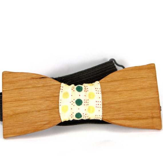 unique mens wallets in  Dot Wood Wooden for Polka Tie Mens Bowtie Bow Print Unique Men