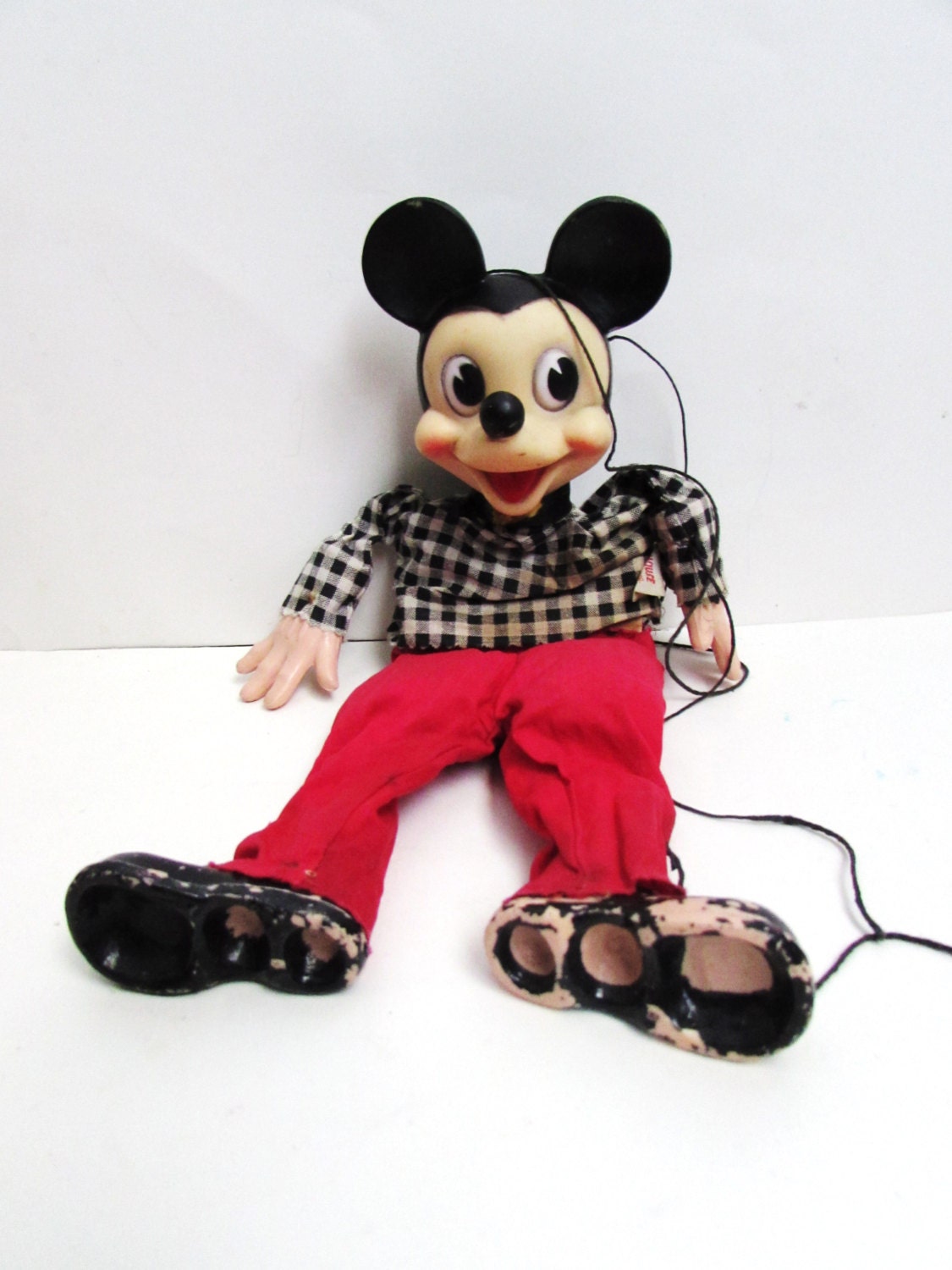 Walt Disney Mickey Mouse String Puppet Marionette Puppet