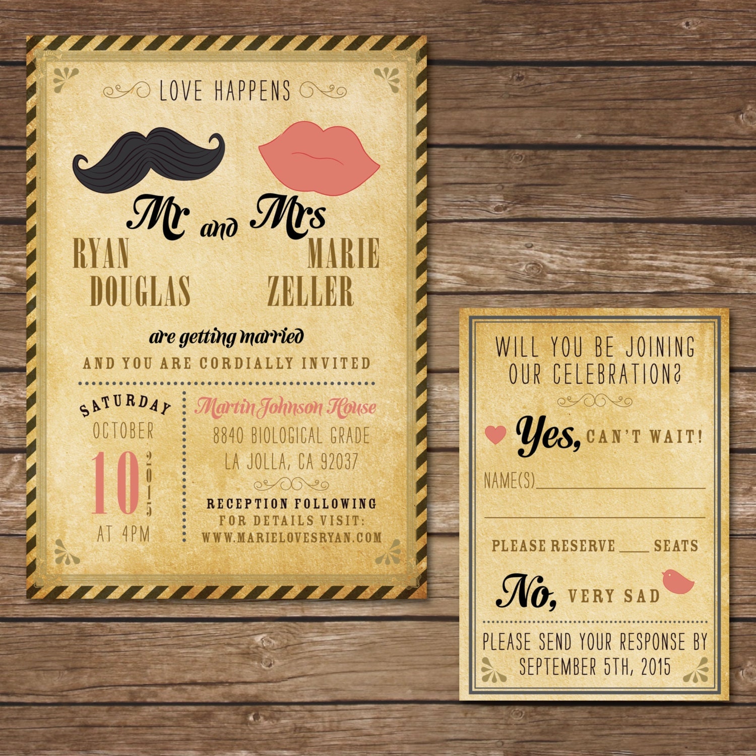 Wedding Invitations - Printable Wedding Invitations ...