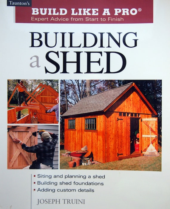 Building A Shed By Joseph Truini Paperback Woodworking Shed Building 