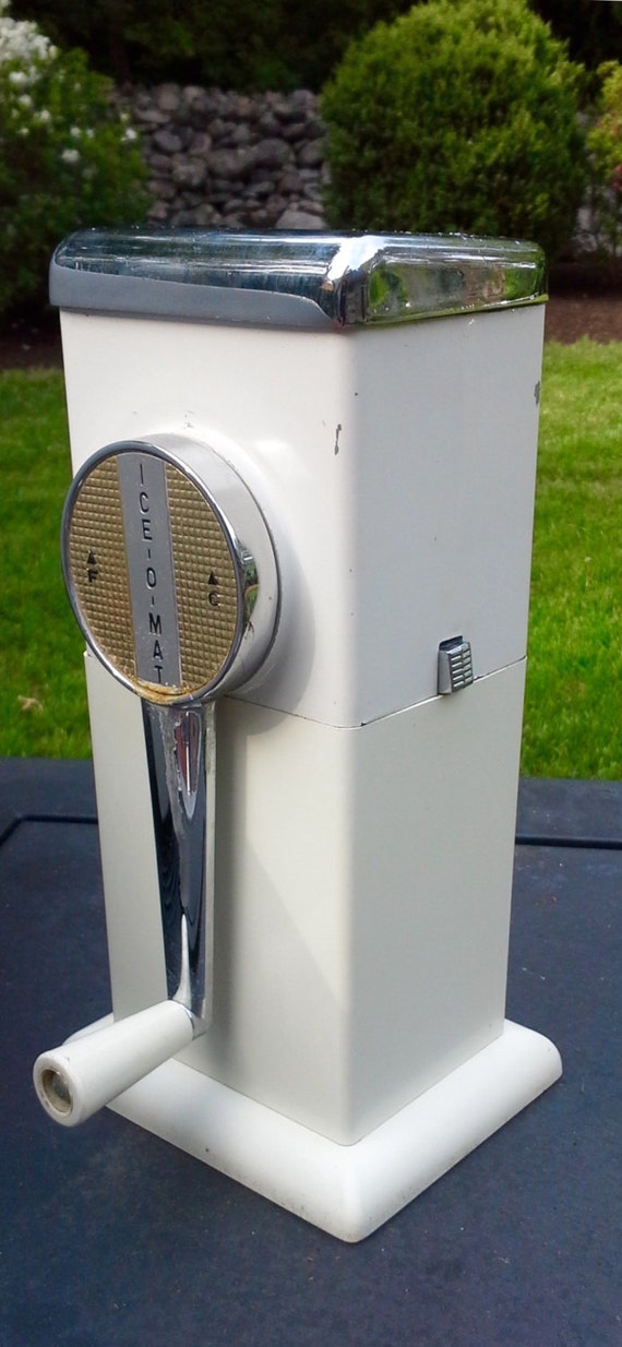 Ice O Mat Mid Century Ice Grinder Ice Grinder Mid Century