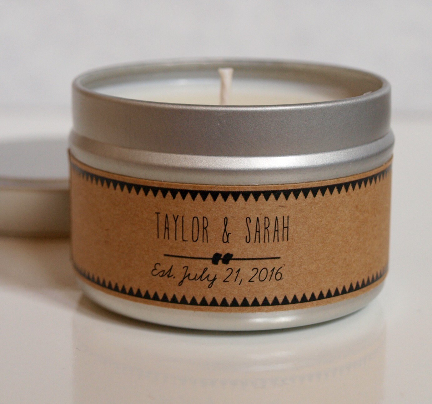 WEDDING FAVORS. 2 oz Candles. Soy Candle. by thetinycollection