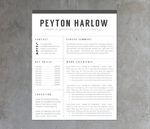 Buy 1 Get 1 FREE Resume Template Pack Cover By TheResumeShoppe