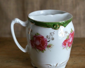 Vintage Shaving Mug - Mustache Mug - Vintage Coffee Mug - Mustache Guard Mug - Mustache Guard Cup - Gentleman's Teacup