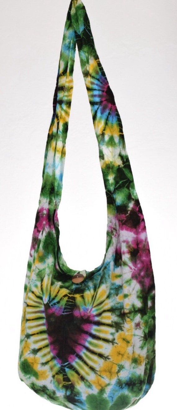 assorted brands leather shoulder bag tan tie dye bags