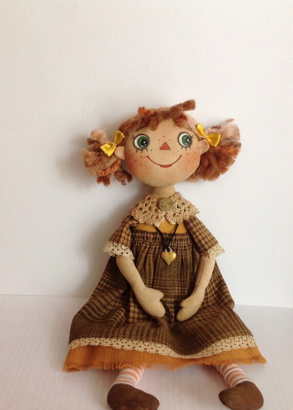 Cloth Doll Cloth Art Doll Art Doll Ooak By Natashaartdolls On Etsy