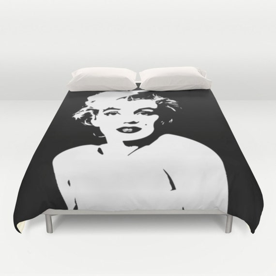 Marilyn Monroe Duvet Cover King Queen Full Twin by DesignMargarida
