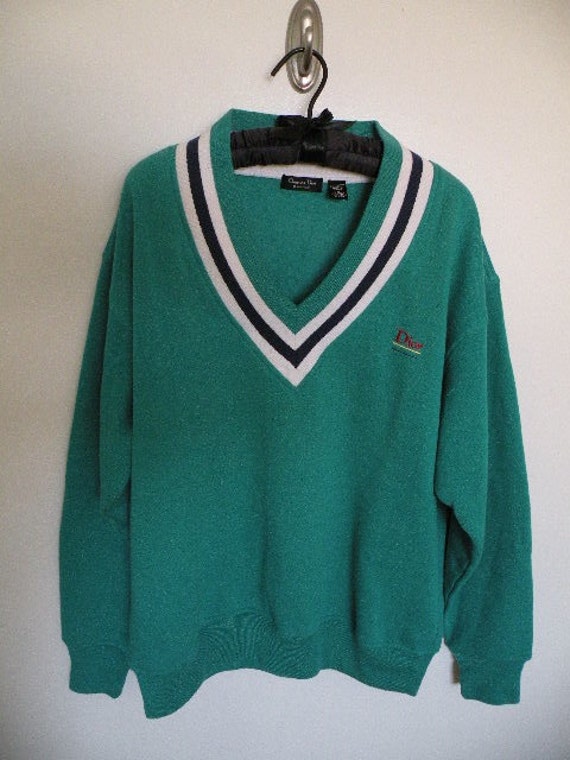 Vintage Christian Dior Sweater by littlebitsofice on Etsy