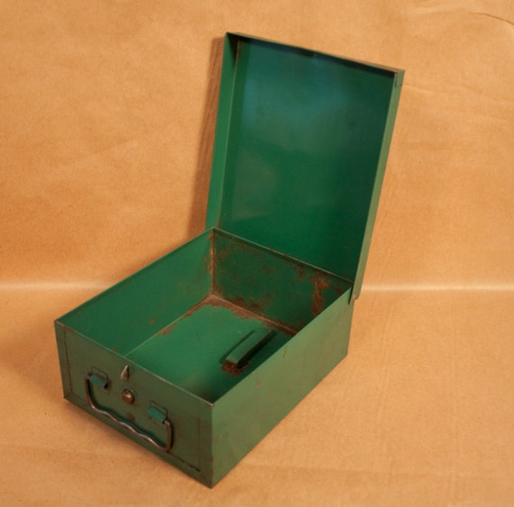 Antique Metal Document Box