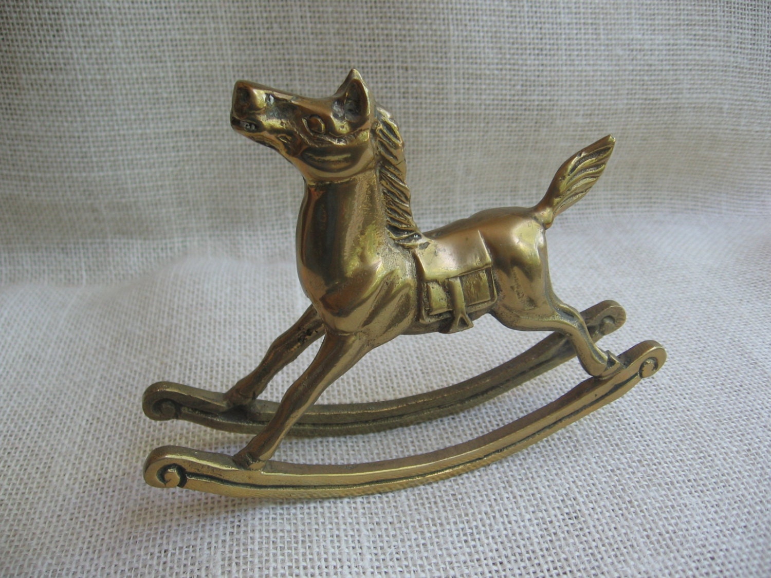 Brass Rocking Horse Heavy Metal Rocking Horse Home Decor
