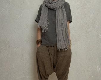 LINEN HAREM pants / trousers / yoga pants