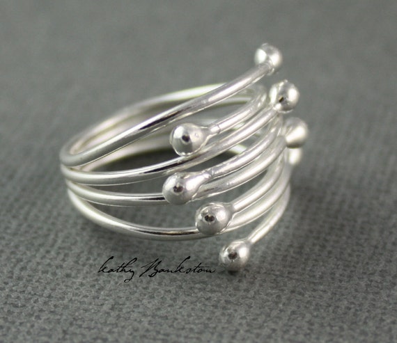 Silver Stacking Rings, Handmade Fine Silver Rings, Sterling Statement Rings, Stacked Rings, Stacking Rings, Silver Stacked Rings, Rings