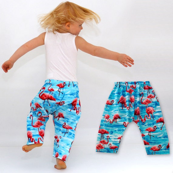 pdf,  boys pants girl pattern, sewing pattern pants baby baby harem girls pattern, sewing pattern