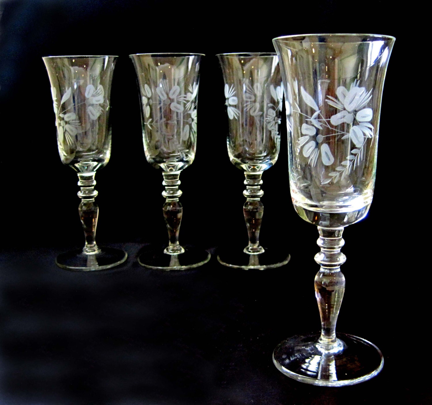 Vintage Wine Goblets 2