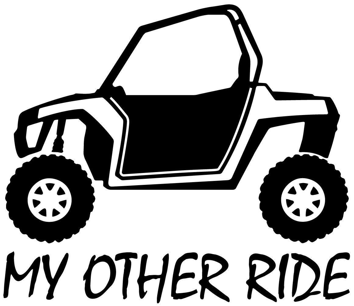 Download Two 2 My Other Ride Vinyl Decals Stickers SxS RZR Free