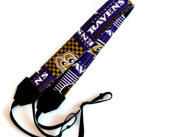 Baltimore Ravens dSLR Camera Strap! This is NOT a camera strap cover! Full Strap with Buckles! Standard Size!