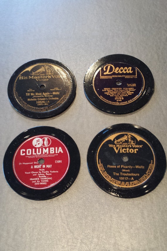 Items similar to Record Album Coasters on Etsy