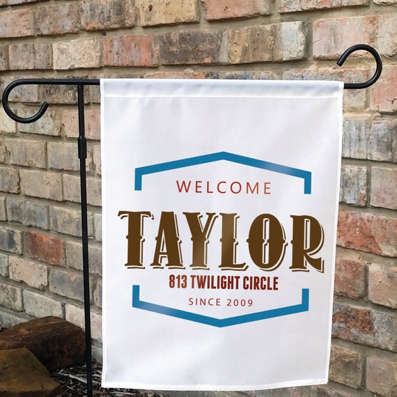 Personalized Garden Flag Yard Flag Patio Flag by newhometraditions