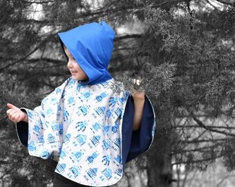 Riding Hood Poncho PDF Pattern 6mos - 8yrs