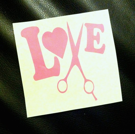 Items similar to Hair Stylist Car Decals Hair Stylist Decals for Cars