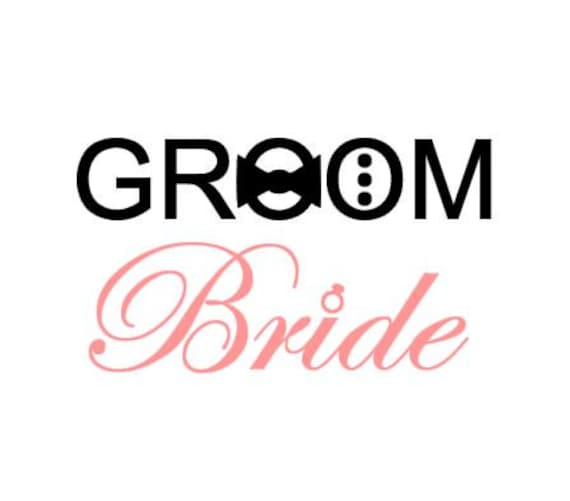 Download Wedding Bride & Groom instant download cut file for cutting